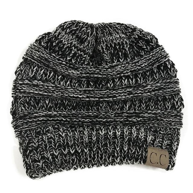 CuteBeanie Soft Knit Ponytail Beanie