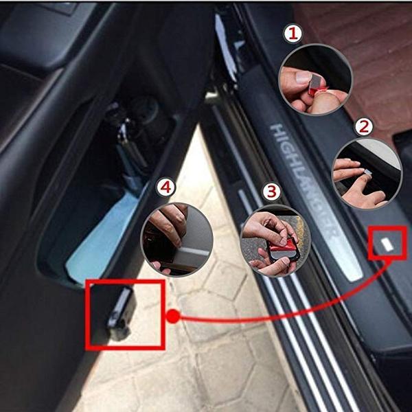 Universal Wireless Car Projection LED Projector Door Shadow Light - SlickDecor.com