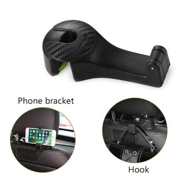 2in1 Multi-functional Car Headrest Hook (2 pcs) - SlickDecor.com