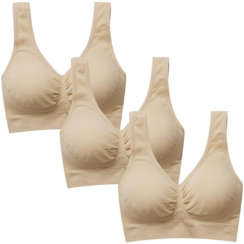 Women's 3-Pack Seamless Wireless Bra - SlickDecor.com