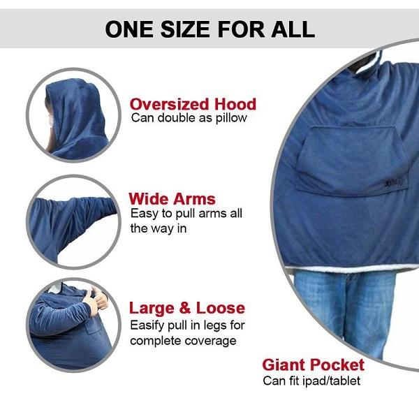 Blanket Sweatshirt - SlickDecor.com