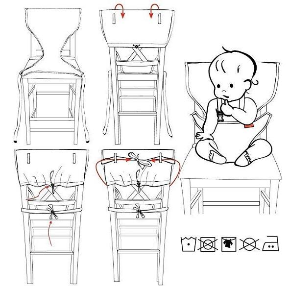 Cozy Cover Easy Seat Portable High Chair