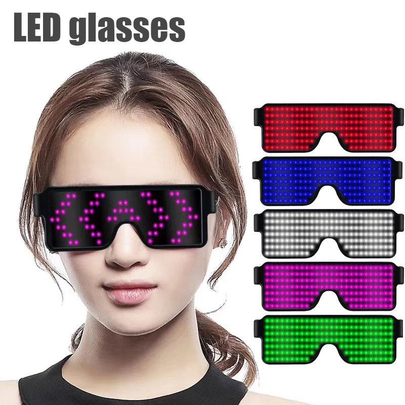 Customizable Quick Flash Rechargeable Luminous LED Light Glasses