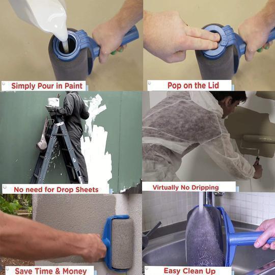 EROLLER™ - Multifunctional Paint Roller Kit - SlickDecor.com