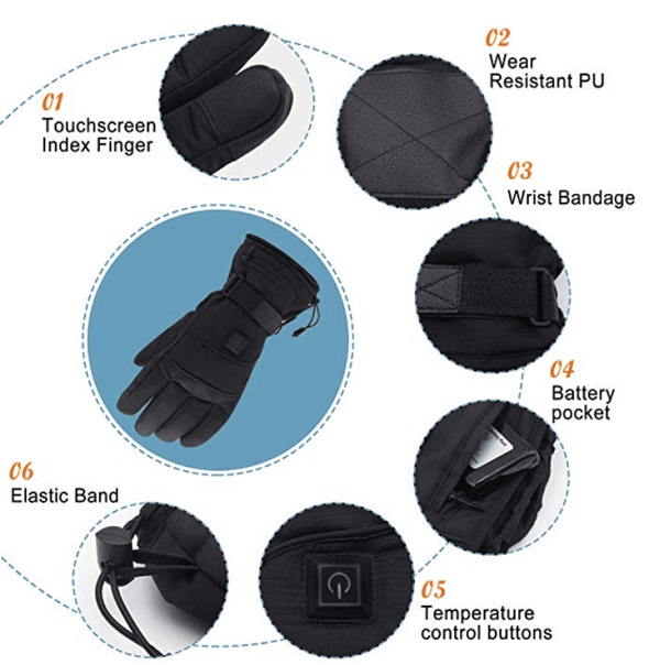 Ultimate Waterproof Heated Gloves - SlickDecor.com