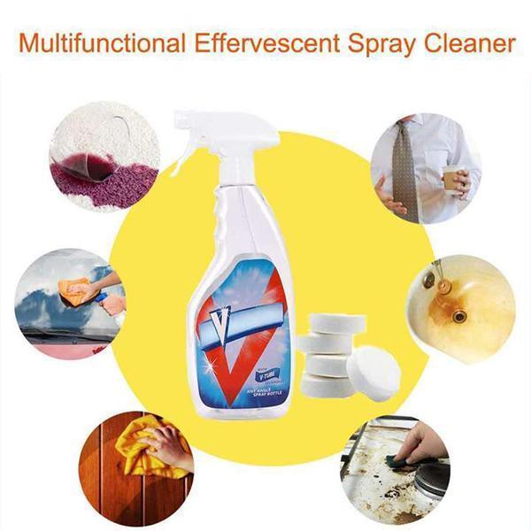 Multifunctional Effervescent Spray Cleaner
