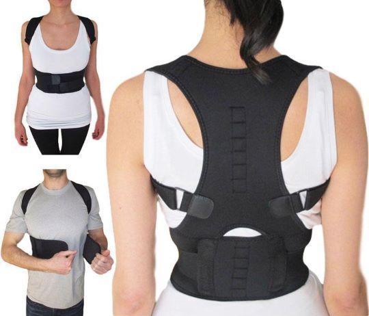 Magnetic Posture Corrective Therapy Back Brace For Men & Women - SlickDecor.com