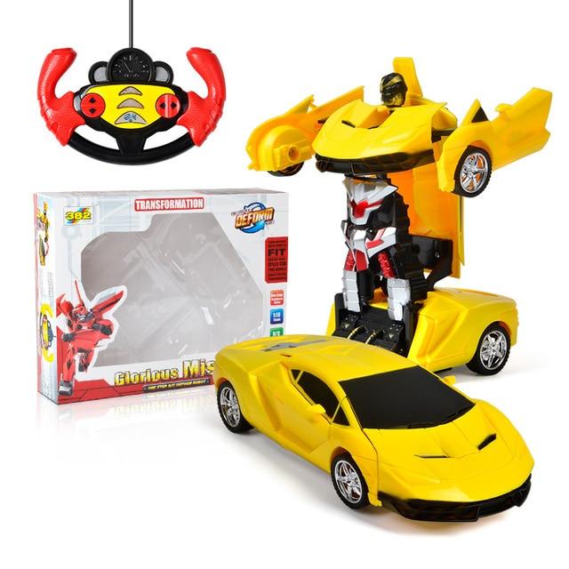 Ultra-Sensing Transformer RC Car