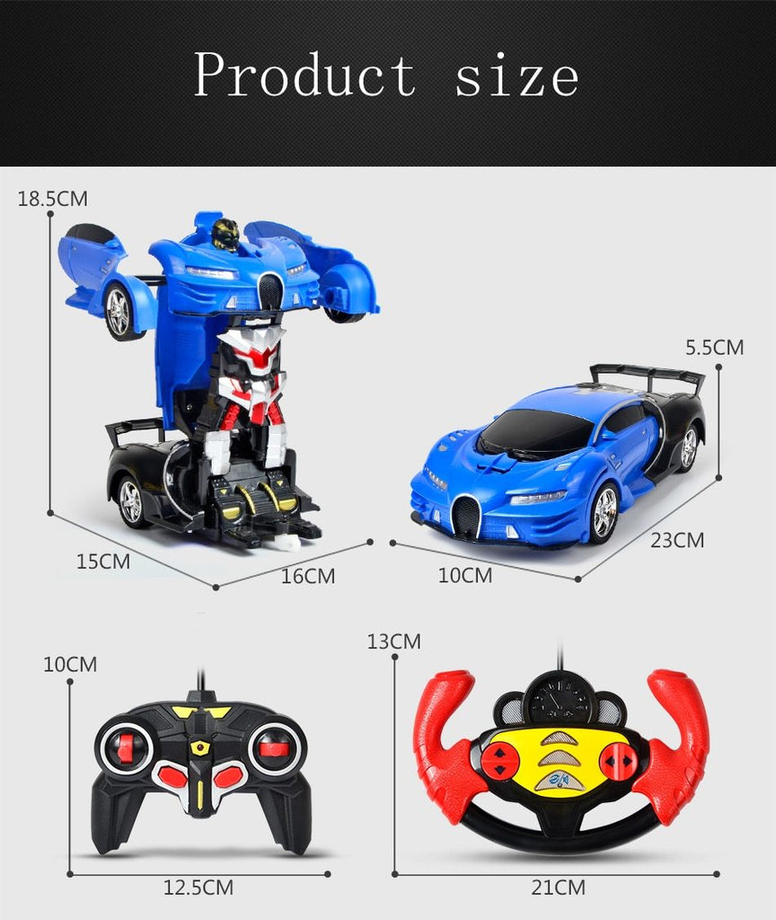 Ultra-Sensing Transformer RC Car