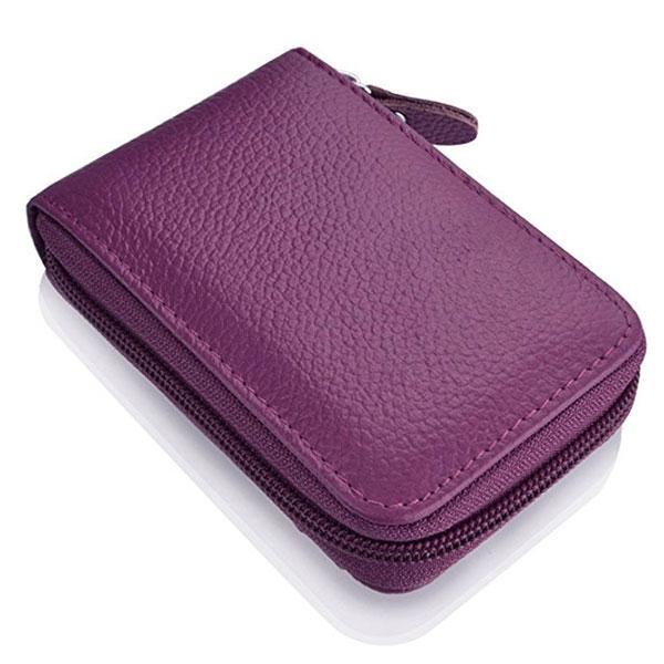 RFID Genuine Leather Card Holder - SlickDecor.com