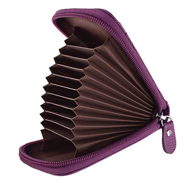 RFID Genuine Leather Card Holder - SlickDecor.com