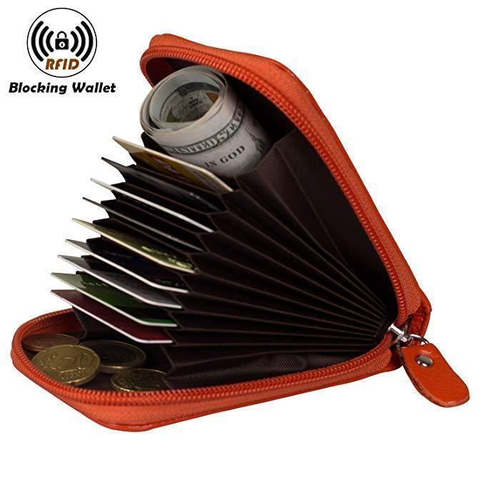 RFID Genuine Leather Card Holder - SlickDecor.com