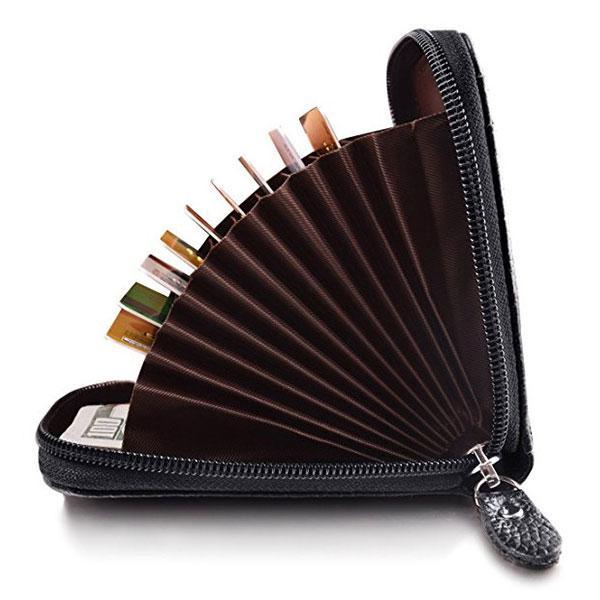 RFID Genuine Leather Card Holder - SlickDecor.com