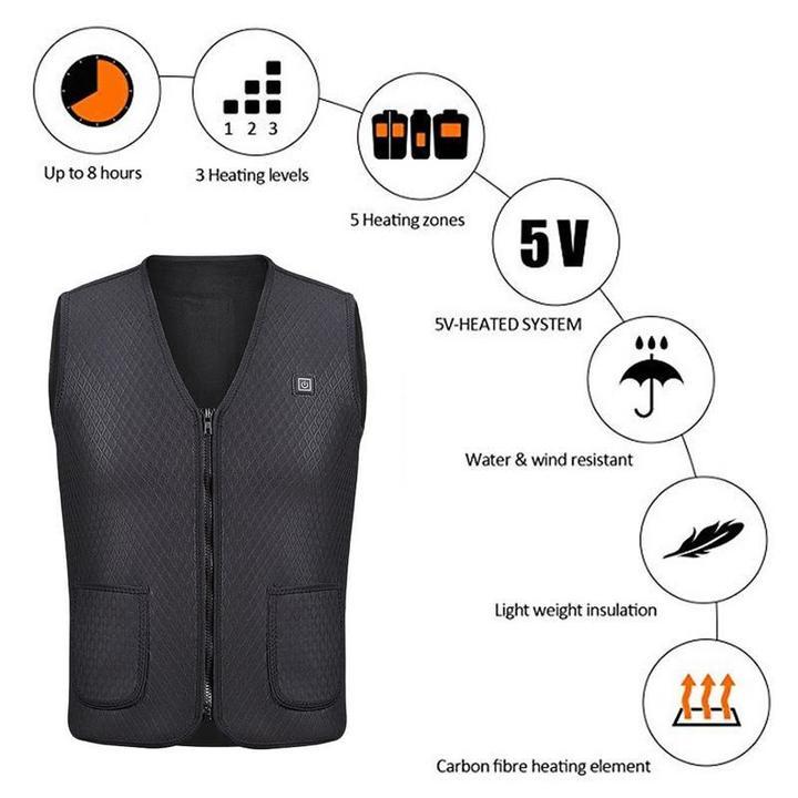 USB Heated Outdoor Vest - SlickDecor.com