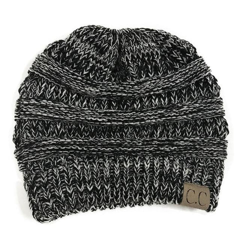 Image of CuteBeanie Soft Knit Ponytail Beanie