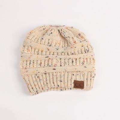 Image of CuteBeanie Soft Knit Ponytail Beanie