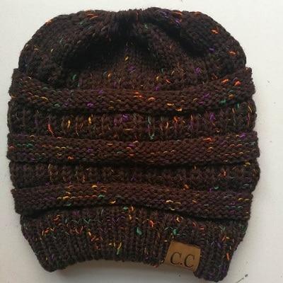 Image of CuteBeanie Soft Knit Ponytail Beanie