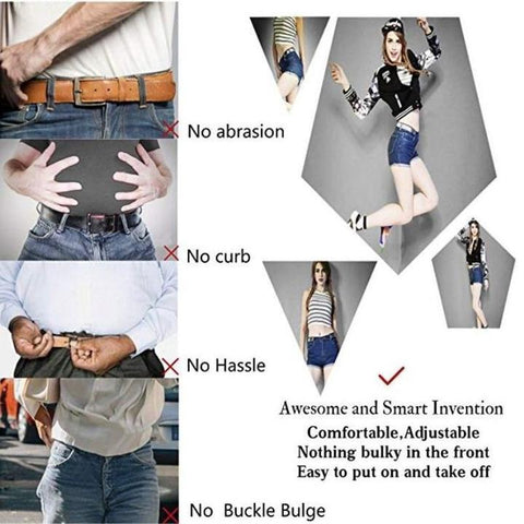 Image of Buckle-Free Adjustable Belt