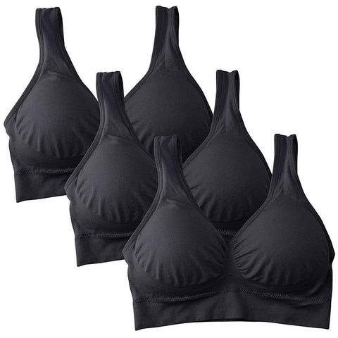 Image of Women's 3-Pack Seamless Wireless Bra - SlickDecor.com