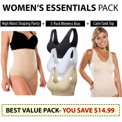 Image of Women's 3-Pack Seamless Wireless Bra - SlickDecor.com