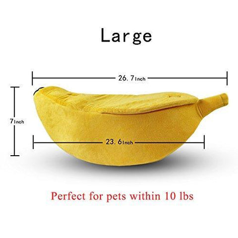 Image of Banana Cave Pets Bed - SlickDecor.com