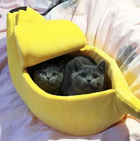 Image of Banana Cave Pets Bed - SlickDecor.com