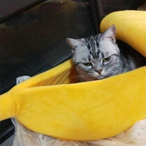 Image of Banana Cave Pets Bed - SlickDecor.com