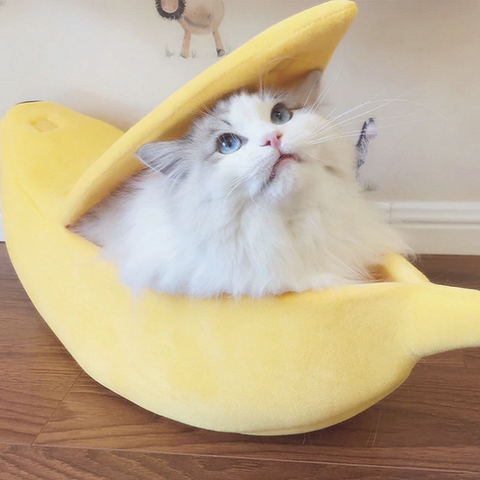 Image of Banana Cave Pets Bed - SlickDecor.com