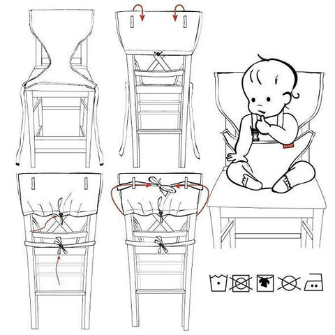 Image of Cozy Cover Easy Seat Portable High Chair