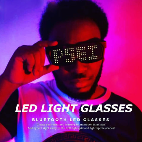 Image of Customizable Quick Flash Rechargeable Luminous LED Light Glasses