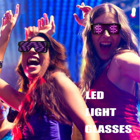 Image of Customizable Quick Flash Rechargeable Luminous LED Light Glasses