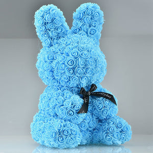 Rose Rabbit - Blue