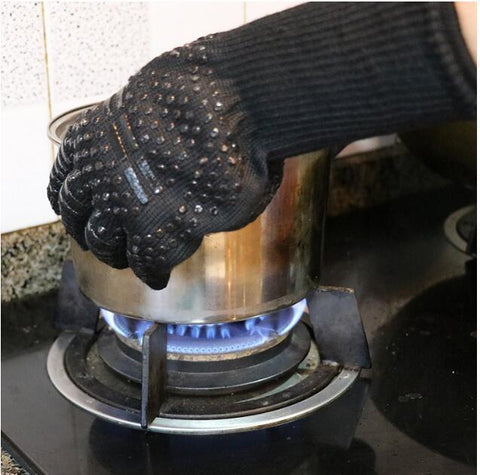 Image of Extreme Heat Resistant BBQ Fireproof Gloves - SlickDecor.com