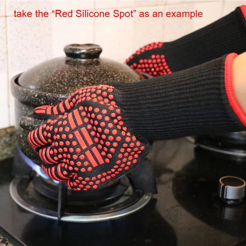 Image of Extreme Heat Resistant BBQ Fireproof Gloves - SlickDecor.com