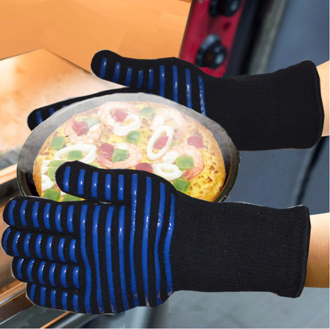 Image of Extreme Heat Resistant BBQ Fireproof Gloves - SlickDecor.com