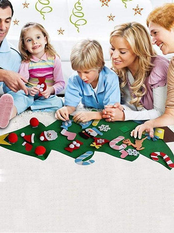 Image of Felt Christmas Tree Kit - SlickDecor.com