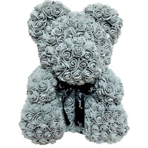 Roses Bear Grey