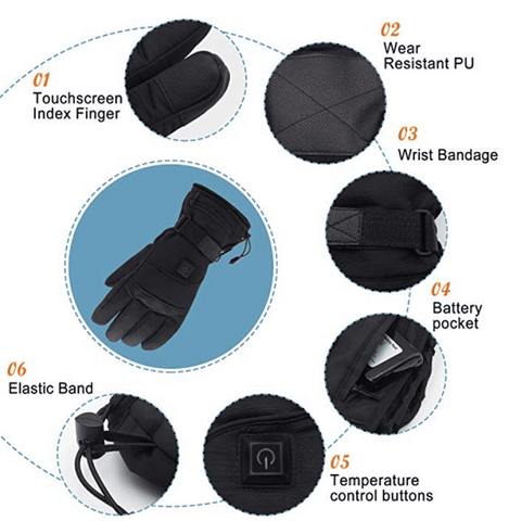 Image of Ultimate Waterproof Heated Gloves - SlickDecor.com