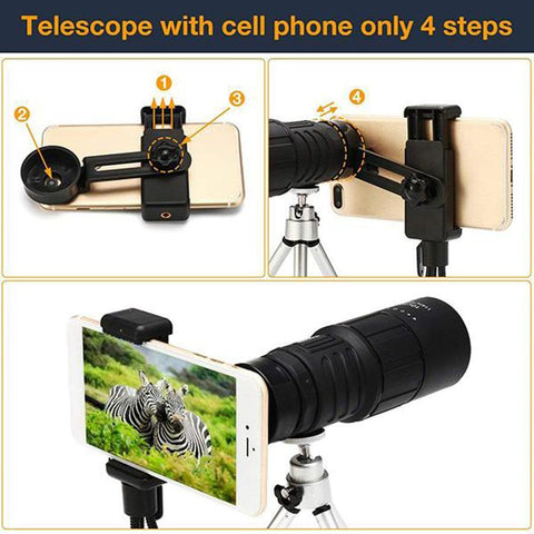 Image of 16X52 High Power Prism Monocular Telescope