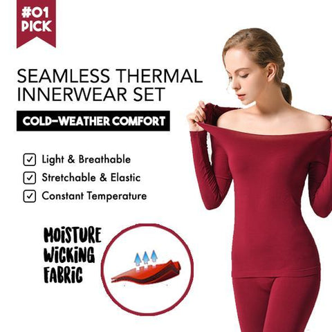 Image of Seamless Thermal Innerwear Set