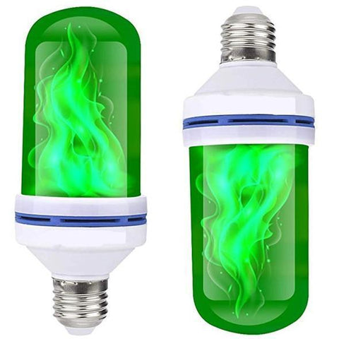 Image of LED Flame Effect Flickering Fire Light Bulb with Gravity Sensor