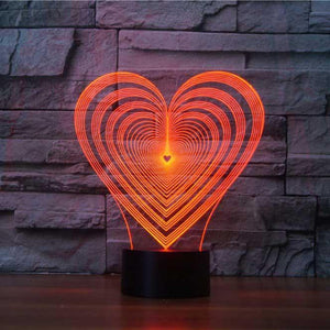 Lovestruck 3D Illusion Lamp