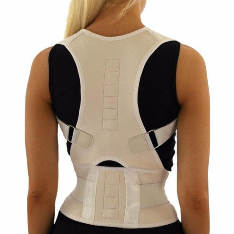 Image of Magnetic Posture Corrective Therapy Back Brace For Men & Women - SlickDecor.com