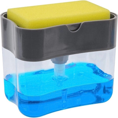 Image of 2-in-1 Sponge Box With Soap Dispenser
