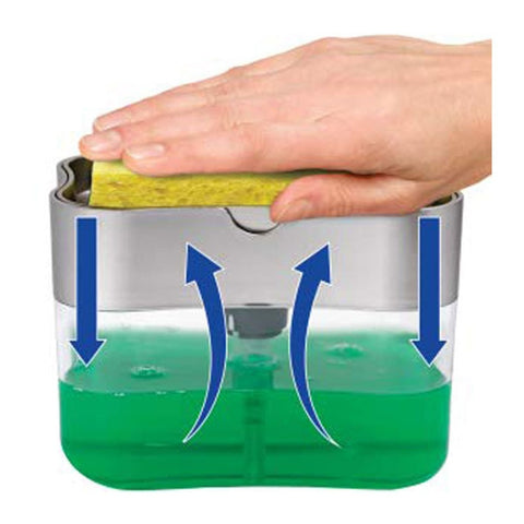 Image of 2-in-1 Sponge Box With Soap Dispenser