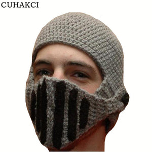 WINTER WARM MEN ROMAN KNIGHT HELMET CAPS, HANDMADE! - SlickDecor.com