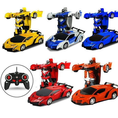 Image of 2 in 1 Robot Car Transformer RC Toy