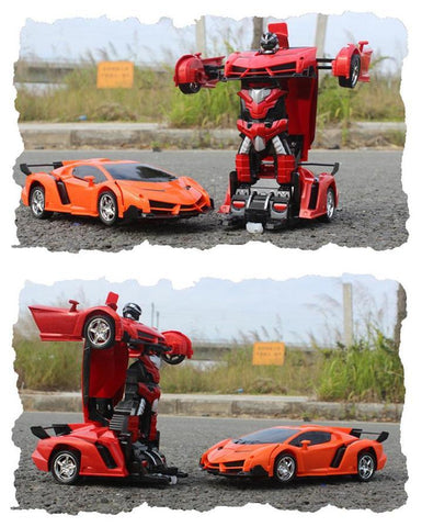 Image of 2 in 1 Robot Car Transformer RC Toy