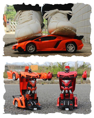 Image of 2 in 1 Robot Car Transformer RC Toy