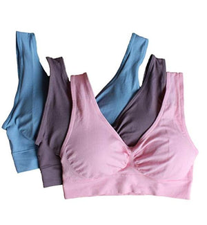 Women's 3-Pack Seamless Wireless Bra - SlickDecor.com